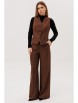 Брючный костюм артикул: 3013-2 шоколад/черный от AmberaStyle - вид 4