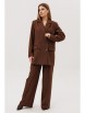 Брючный костюм артикул: 2136-2 шоколад от AmberaStyle - вид 1