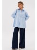 Брючный костюм артикул: 2133 голубой-синий от AmberaStyle - вид 4