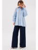 Брючный костюм артикул: 2133 голубой-синий от AmberaStyle - вид 1
