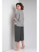 Брючный костюм артикул: М-521 серый от ЗигзагСтиль - вид 2
