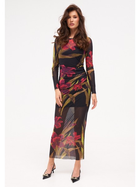 1094 черный с принтом