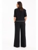 Брючный костюм артикул: 8046 черный от KaVaRi - вид 2