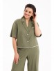 Брючный костюм артикул: 8046.2 зеленый от KaVaRi - вид 4