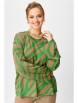 Кофта, джемпер артикул: 15327 бежевый+зеленый от GIZART - вид 3
