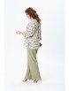 Брючный костюм артикул: 5391 олива+цветы от GIZART - вид 5
