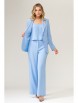 Брючный костюм артикул: 5204/1А голубой, гортензия от GIZART - вид 7