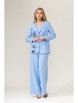 Брючный костюм артикул: 5204/1А голубой, гортензия от GIZART - вид 8