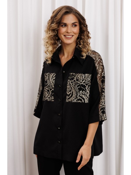 15401 черный, золото