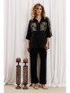 Брючный костюм артикул: 5440 черный, золото от GIZART - вид 5