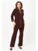Брючный костюм артикул: 3017 темный шоколад от Светлана-Стиль - вид 6