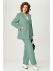 Брючный костюм артикул: M-1273 фисташковый от Карина Делюкс - вид 3