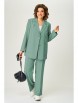Брючный костюм артикул: M-1273 фисташковый от Карина Делюкс - вид 1
