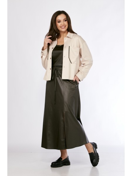 М-1314 бежевый/зеленый