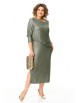 Нарядное платье артикул: М-1293 олива от Карина Делюкс - вид 1
