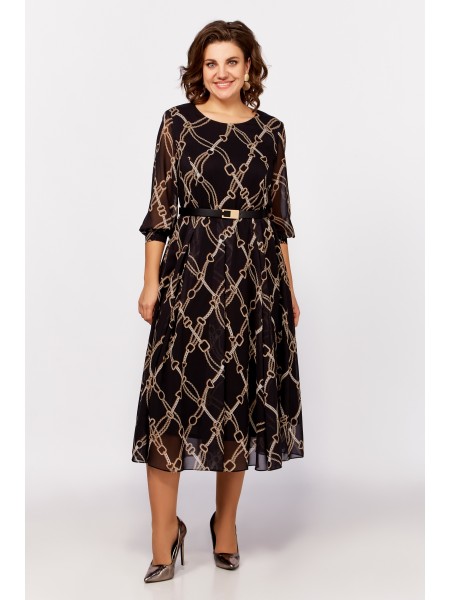 792.2 черный, принт «цепи»