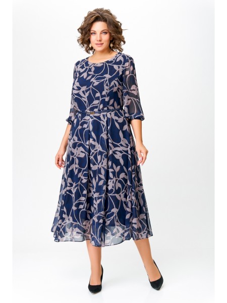 780 cиний, принт «ночной сад»