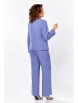 Брючный костюм артикул: 868.2 воздушный фиолетовый от Swallow - вид 2