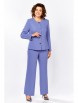 Брючный костюм артикул: 868.2 воздушный фиолетовый от Swallow - вид 8