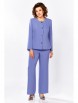 Брючный костюм артикул: 868.2 воздушный фиолетовый от Swallow - вид 1