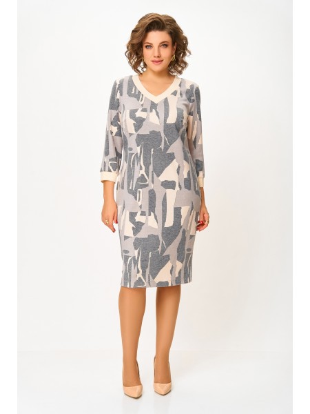 782.2 серо-бежевый принт