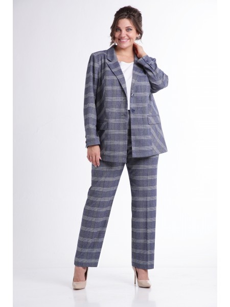 383 клетка на джинсовом фоне