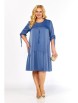 Нарядное платье артикул: М-399 голубой от Тэнси - вид 6