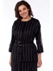 Юбочный костюм артикул: 2752 черный от LadyStyleClassic - вид 4
