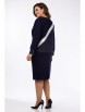 Юбочный костюм артикул: 2663 темно-синий от LadyStyleClassic - вид 2