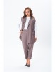 Брючный костюм артикул: 7868 кофе с молоком от TVIN - вид 4