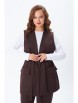 Брючный костюм артикул: 7868 шоколад от TVIN - вид 3