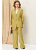 Брючный костюм артикул: 1407 горчично-желтый от VOLNA - вид 1