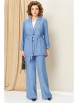 Брючный костюм артикул: 1407 голубой от VOLNA - вид 1