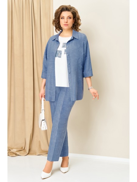 1406 голубой джинсовый