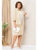 Юбочный костюм артикул: 1425 молочно-бежевый от VOLNA - вид 1