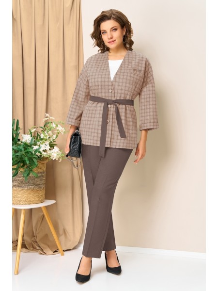 1437 коричнево-бежевый