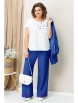 Брючный костюм артикул: 1416 синий от VOLNA - вид 3