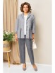 Брючный костюм артикул: 1441 серый от VOLNA - вид 5