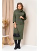 Юбочный костюм артикул: 1447 олива темная от VOLNA - вид 4