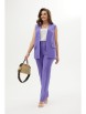 Брючный костюм артикул: 722-120 лиловый от MALI - вид 7